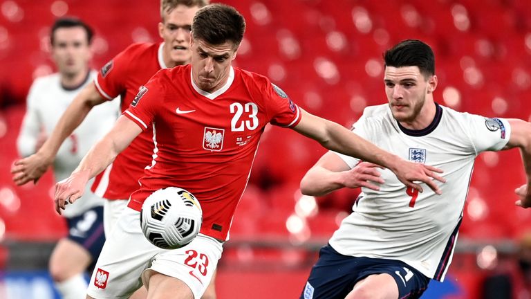 Declan Rice a impresionat Polonia