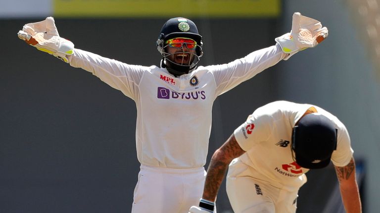 Rishabh Pant and Ben Stokes (Pic credit - BCCI)