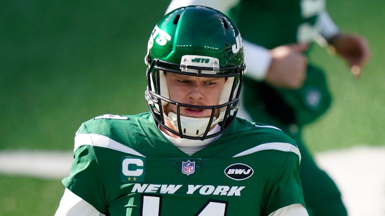 New York Jets quarterback Sam Darnold. (AP Photo/Corey Sipkin)
