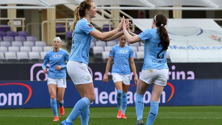 Manchester City are hoping to win the Women&#39;s Champions League for the first time