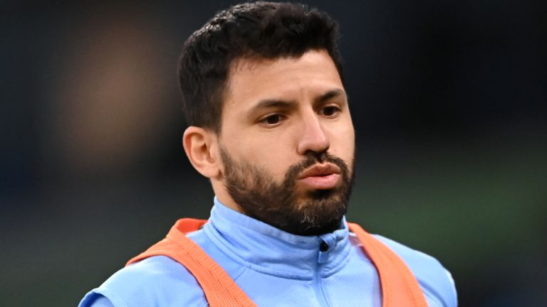 Manchester City striker Sergio Aguero (PA)