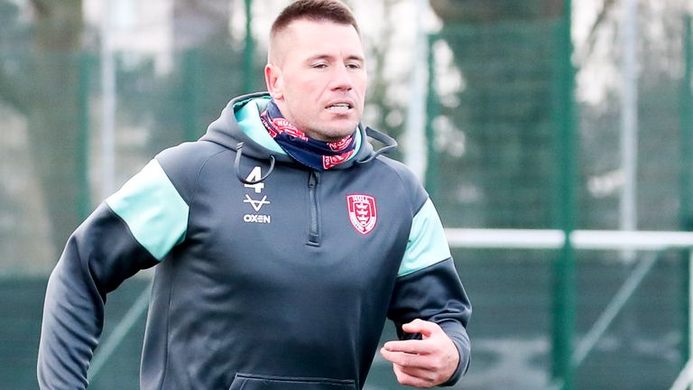 Picture by Tony Foster/Hull KR/SWpix.com - 26/01/2021 - Rugby League - Betfred Super League - Hull KR Training - Hull, England - Hull KR's Shaun Kenny-Dowall in training.