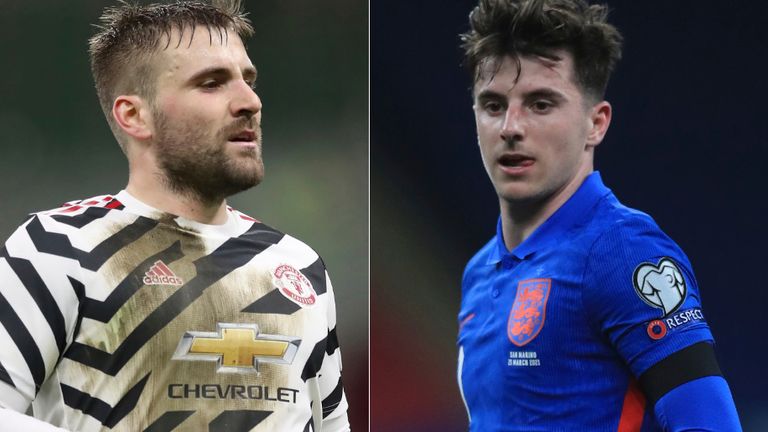 AP: Luke Shaw and Mason Mount
