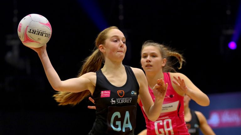 Surrey Storm's 16-year-old GA, Sophie Kelly, is one of a number of young players who have excelled so far (Image Credit - Ben Lumley)
