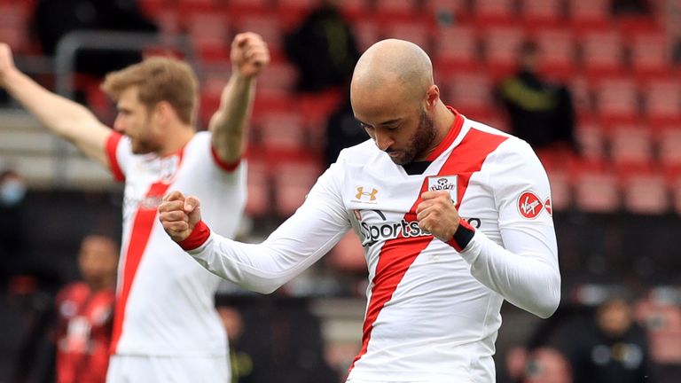 Nathan Redmond scores twice as Southampton beat Bournemouth 3-0 in the FA Cup quarter-finals