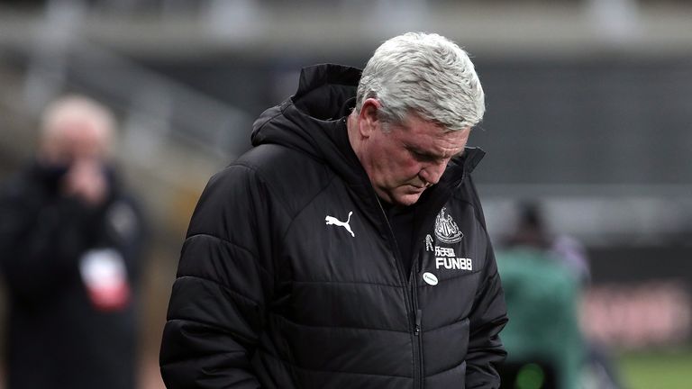 Newcastle United manager Steve Bruce.