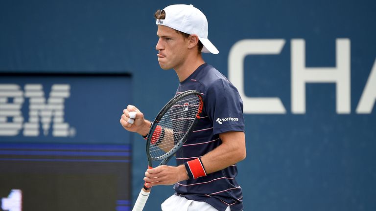 Diego Schwartzman beat fellow Argentine Francisco Cerundolo to win an ATP title in his homeland for the first time (Mike Lawrence/USTA via AP)