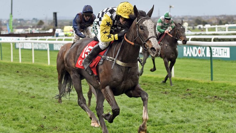 The Glancing Queen, ridden by Wayne Hutchinson, pictured winning at Aintree