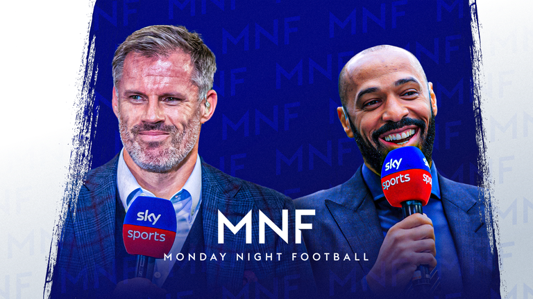 Thierry Henry is the special guest on Monday Night Football alongside Jamie Carragher