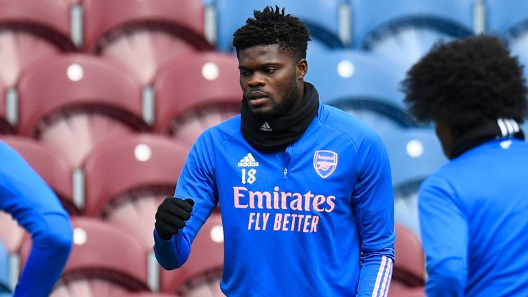 Thomas Partey is getting back to his best according to his manager Mikel Arteta