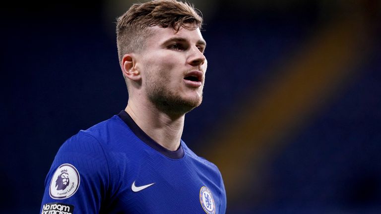 Chelsea forward Timo Werner (PA)
