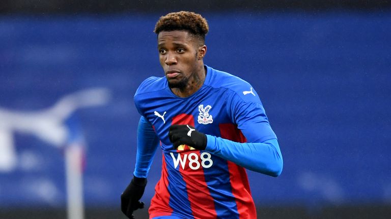 Wilfried Zaha has missed five games with a hamstring injury