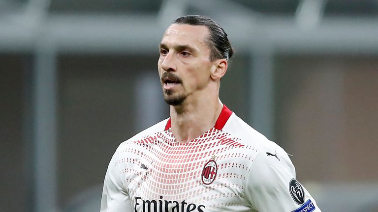 Zlatan Ibrahimovic has missed AC Milan's last four games, including the first leg at Old Trafford, because of an injury to his right thigh