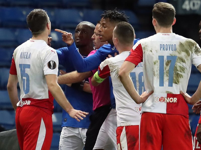 Slavia Prague - Rangers  Kudela handed 10-game UEFA ban for 'racist  behaviour' Kudela handed 10-game UEFA ban for 'racist behaviour' - AS USA