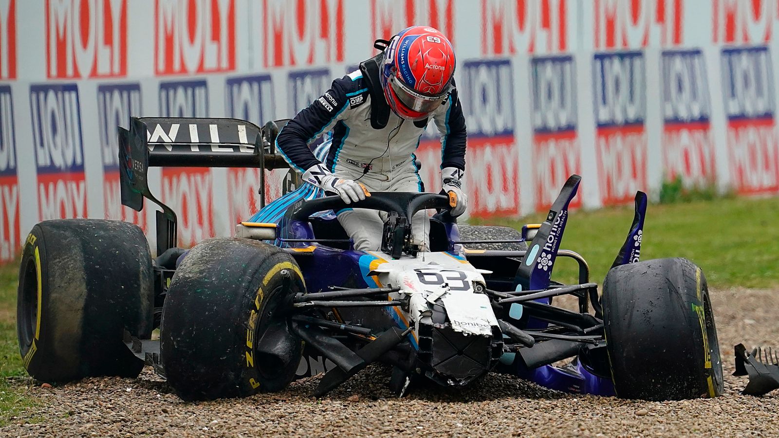 George Russell apologizes to Valtteri Bottas after the fall of GP Emilia Romagna: “It was not my proudest day”