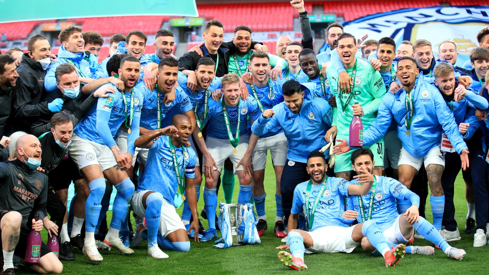 Man City win fifth Premier League title Are they now a 'great' team