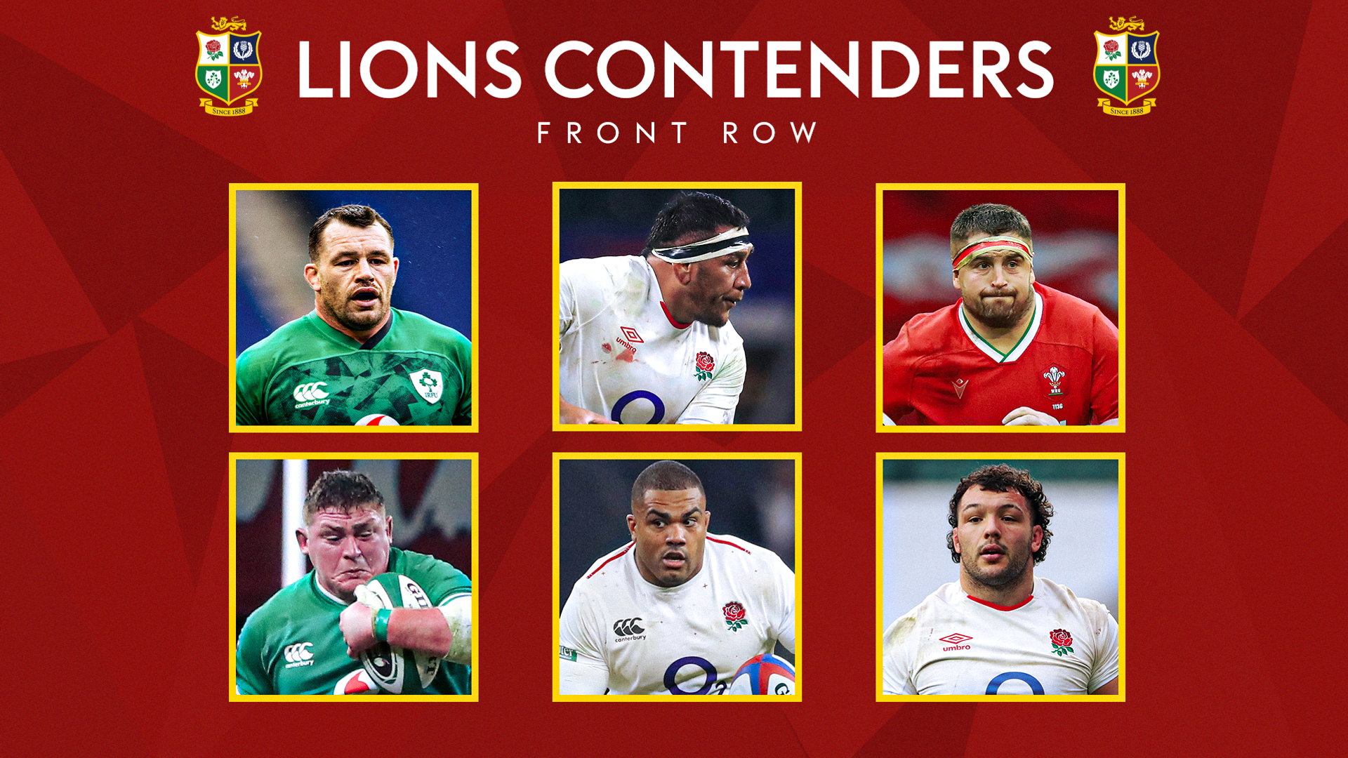 British & Irish Lions contenders: Front Row