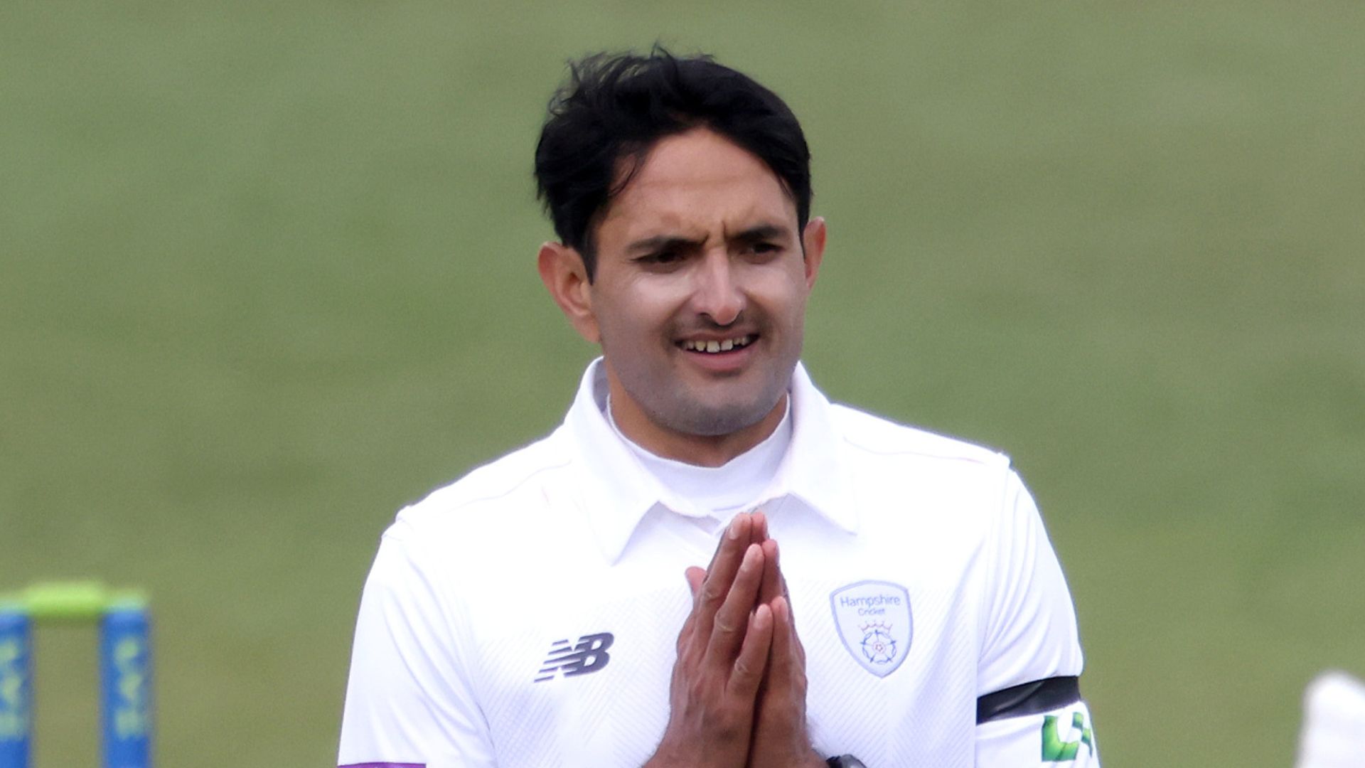 Abbas takes hat-trick as Hants skittle Middlesex for 79