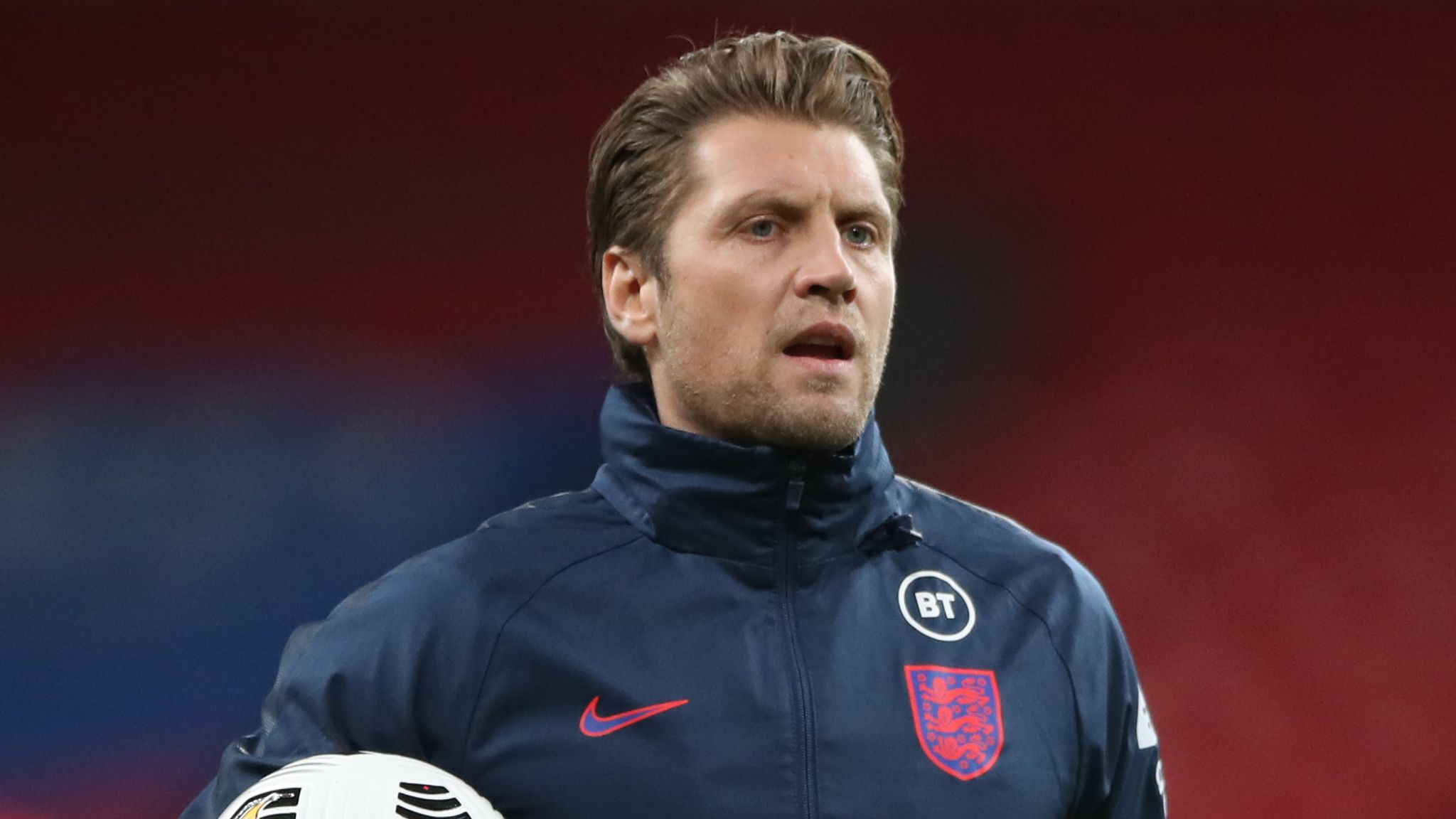 Allan Russell Aberdeen appoint England striker coach to coaching staff