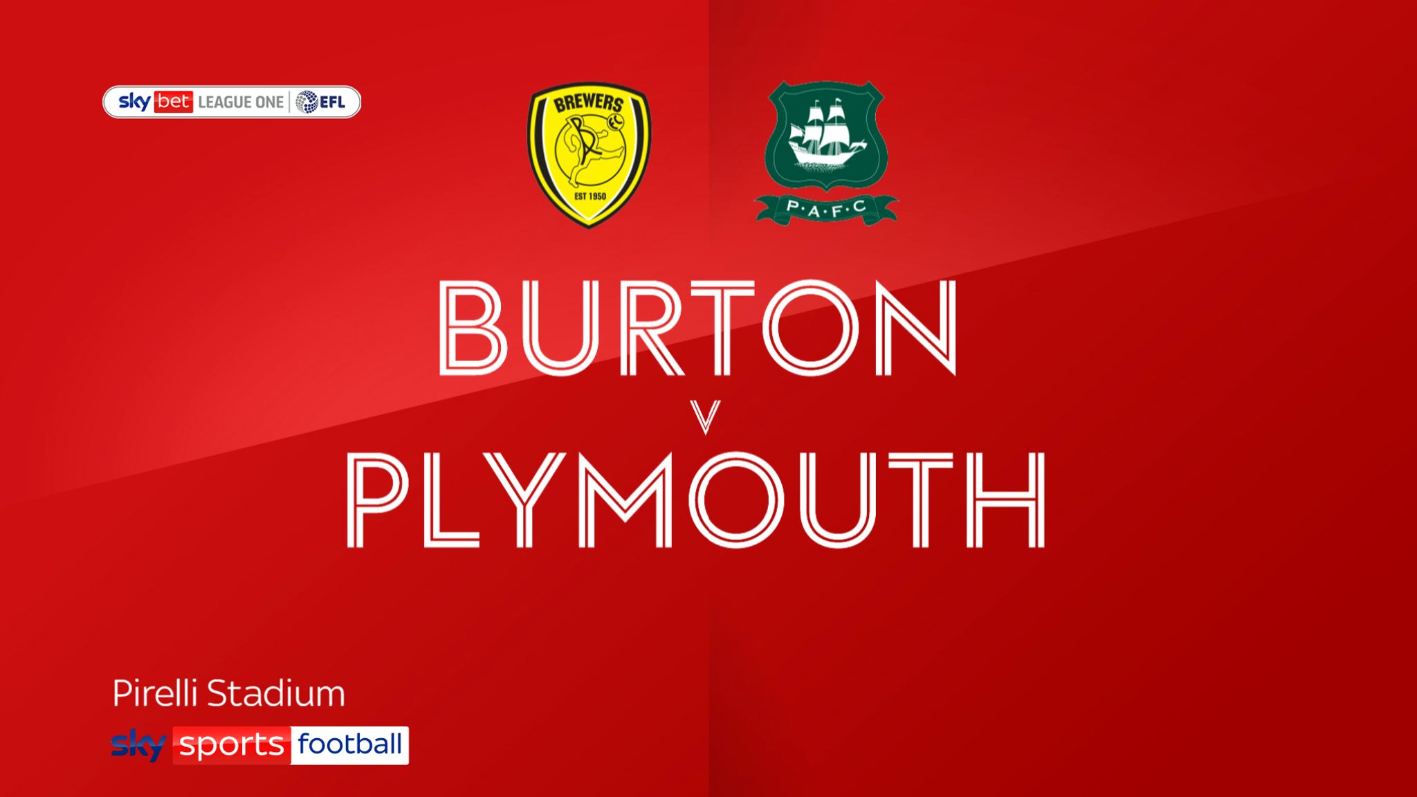 Highlights of the Sky Bet League One game between Burton and Plymouth