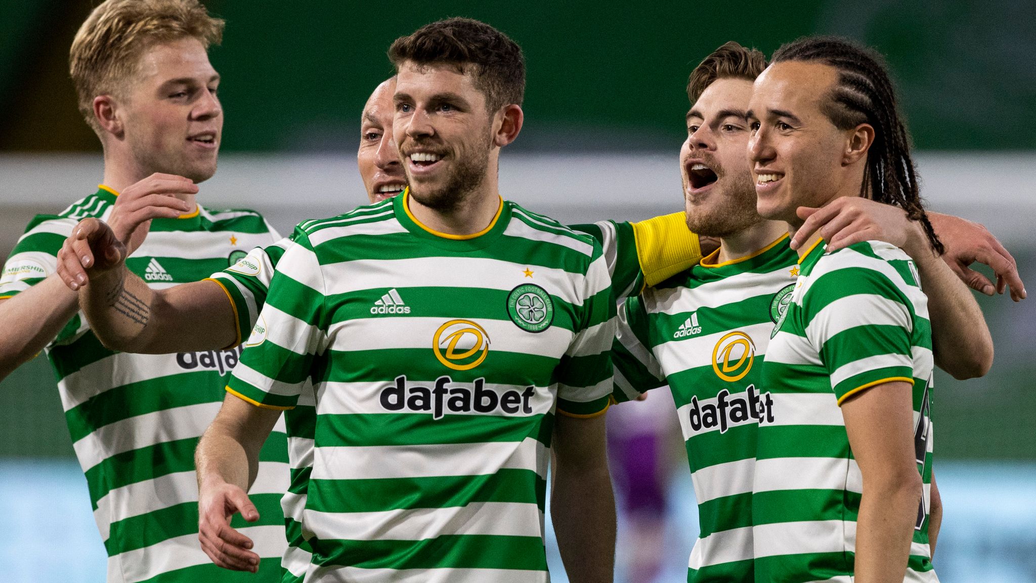 Celtic 3 0 Falkirk Hoops Wear Down League One Leaders To Progress To Scottish Cup Fourth Round Football News Sky Sports
