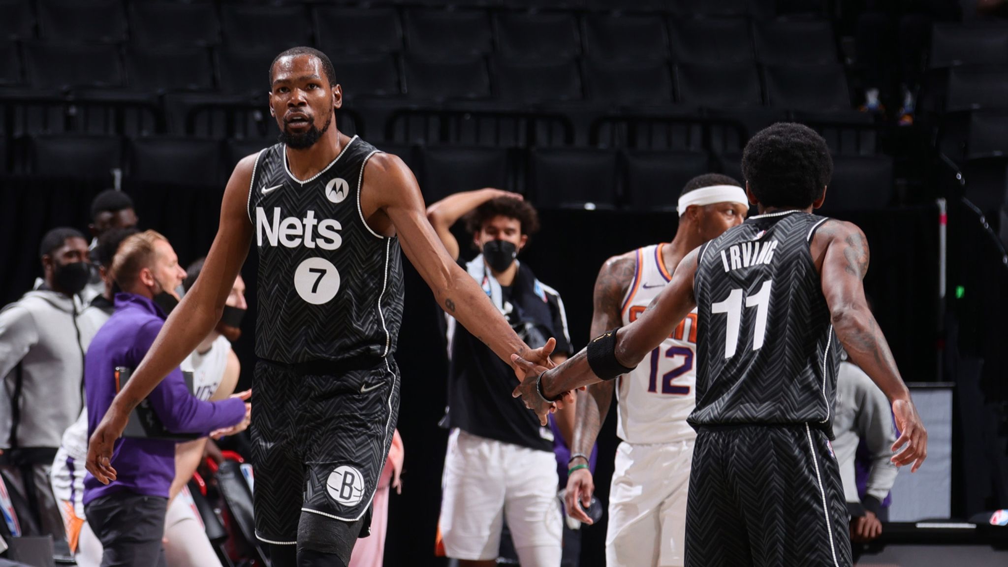 NBA: Kyrie Irving stars in Brooklyn Nets' NINTH straight win over New York  Knicks