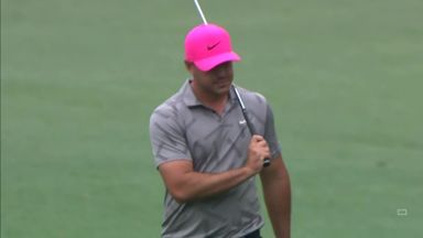 Koepka finds the water