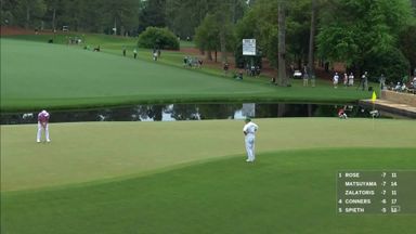 Schauffele nails 60-foot eagle! 