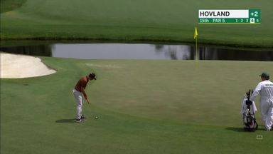 Hovland's spectacular long-range putt