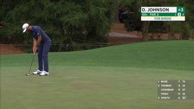 DJ goes from 15ft for birdie to 60 for par! 