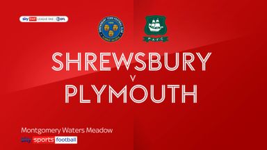 Shrewsbury 3-0 Plymouth