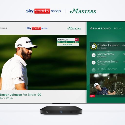 When's The Masters on Sky Sports?