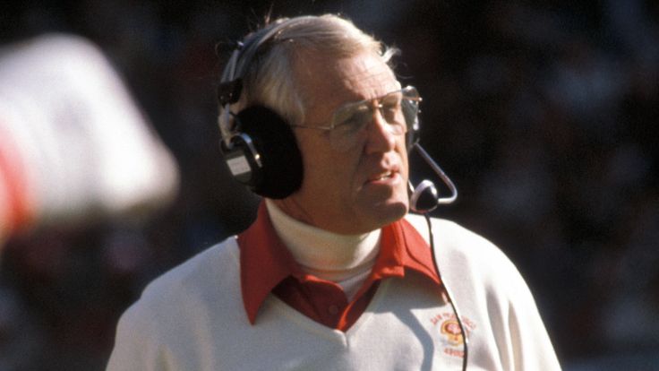 NFL FILE: Bill Walsh of the San Francisco 49ers. (Sportswire via AP Images)