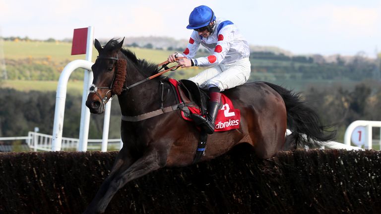 Clan Des Obeaux ridden by Sam Twiston-Davies goes on to win The Ladbrokes Punchestown Gold Cup during day two of the Punchestown Festival at Punchestown Racecourse in County Kildare, Ireland. Issue date: Wednesday April 28, 2021.