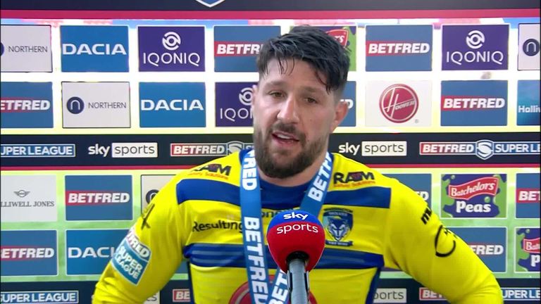 After losing their Super League opener, Warrington's Gareth Widdop was thrilled with how his side bounced back against Leigh.