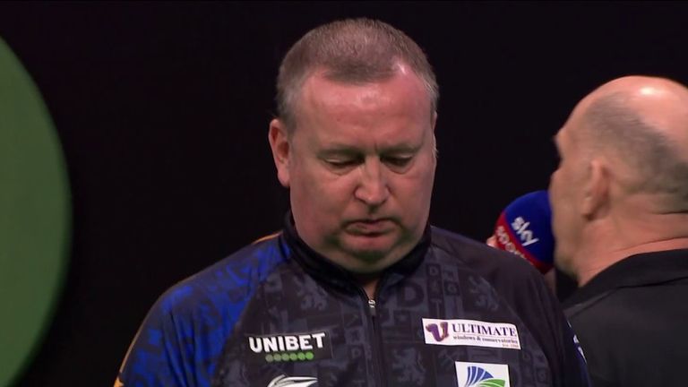 Glen Durrant hits 108 checkout against Gary Anderson in the Premier League of Darts