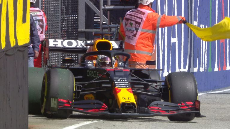Not the start to this session Max Verstappen or Red Bull had in mind.