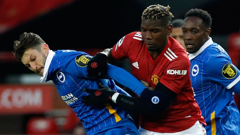 Paul Pogba challenges Adam Lallana