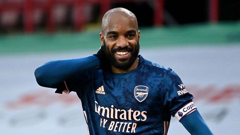 Alexandre Lacazette broke the deadlock with a clinical finish