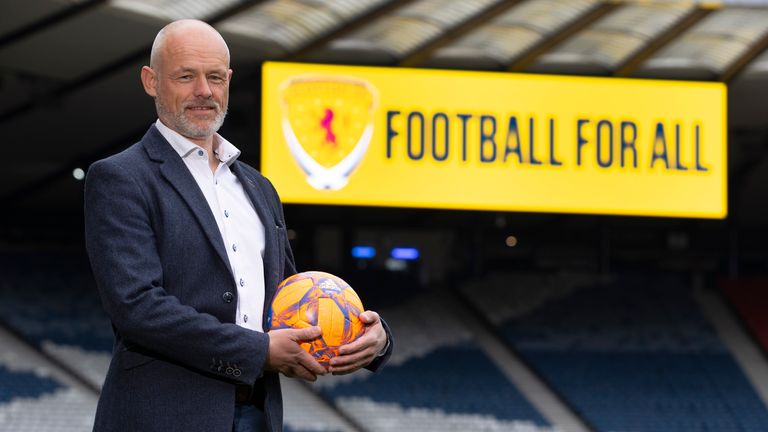 SNS - SFA Chief Football Officer Andy Gould pictured at the launch of &#39;Football for All&#39;