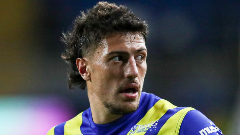 Picture by Paul Currie/SWpix.com - 04/09/2020 - Rugby League - Betfred Super League - Warrington Wolves v Hull FC - Emerald Headingley Stadium, Leeds, England - Warrington Wolves' Anthony Gelling