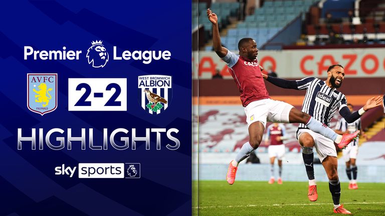 Aston Villa 2-2 West Brom: Late Keinan Davis Goal Denies Baggies Vital  Victory In Relegation Battle | Football News | Sky Sports