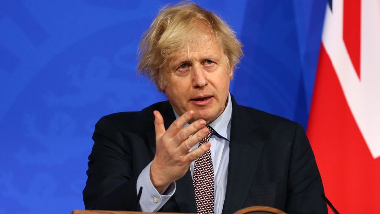 Boris Johnson has voiced his disapproval of the European Super League