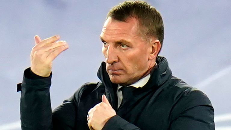 Leicester boss Brendan Rodgers