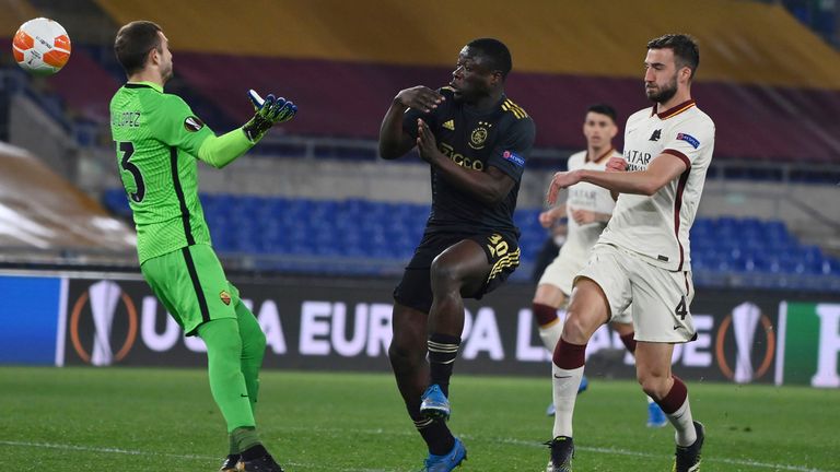 Brian Brobbey gave Ajax hope when he broke the deadlock in Rome