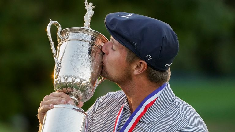 Bryson DeChambeau claimed a maiden major victory at the 2020 US Open
