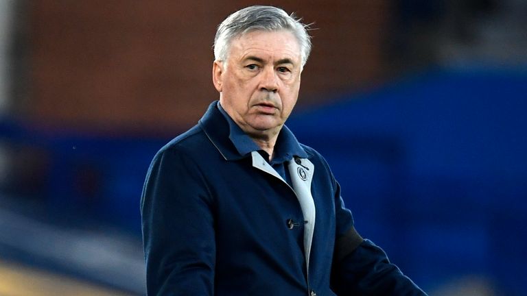 Everton boss Carlo Ancelotti formerly managed four of the 12 proposed European Super League sides