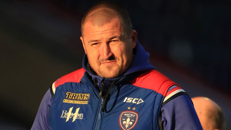 Warrington Wolves v Wakefield Trinity - Betfred Super League - Halliwell Jones Stadium
Wakefield head coach Chris Chester during the Betfred Super League match at the Halliwell Jones Stadium, Warrington.