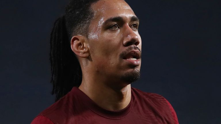 Roma defender Chris Smalling