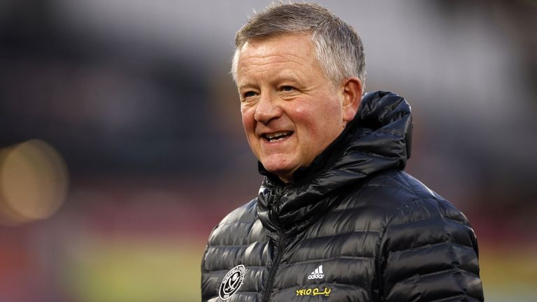 Sheffield United manager Chris Wilder before the Premier League match at the London Stadium, London. Picture date: Monday February 15, 2021.